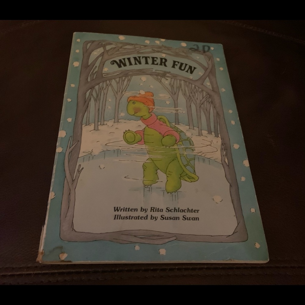 winter fun kids paperback book